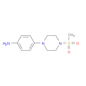 4-(4-Methylsulfonylpiperazin-1-yl)aniline