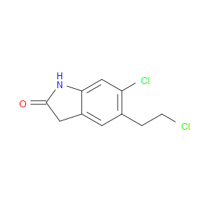 6-Chloro-5-(2-chloroethyl)indolin-2-one