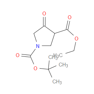 O1-tert-Butyl O3-ethyl 4-oxopyrrolidine-1,3-dicarboxylate