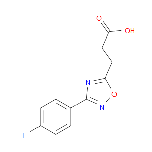 3-[3-(4-Fluorophenyl)-1,2,4-oxadiazol-5-yl]propanoic acid - Click Image to Close