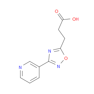 3-[3-(3-Pyridyl)-1,2,4-oxadiazol-5-yl]propanoic acid - Click Image to Close
