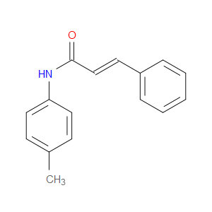 (E)-3-Phenyl-N-(p-tolyl)prop-2-enamide - Click Image to Close