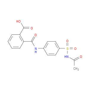 2-[[4-(Acetylsulfamoyl)phenyl]carbamoyl]benzoic acid