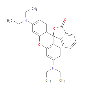 2-[3-(Diethylamino)-6-diethyliminio-xanthen-9-yl]benzoate