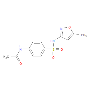 N-[4-[(5-Methylisoxazol-3-yl)sulfamoyl]phenyl]acetamide