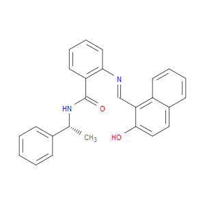2-[(E)-(2-Hydroxy-1-naphthyl)methyleneamino]-N-(1-phenylethyl)benzamide