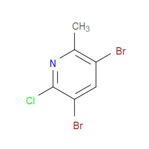 3,5-DIBROMO-2-CHLORO-6-METHYLPYRIDINE