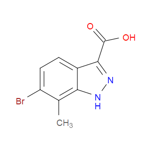 6-BROMO-7-METHYL-1H-INDAZOLE-3-CARBOXYLIC ACID - Click Image to Close