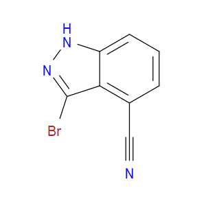 3-BROMO-1H-INDAZOLE-4-CARBONITRILE - Click Image to Close