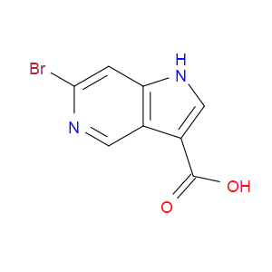 6-BROMO-1H-PYRROLO[3,2-C]PYRIDINE-3-CARBOXYLIC ACID - Click Image to Close