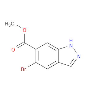 METHYL 5-BROMO-1H-INDAZOLE-6-CARBOXYLATE - Click Image to Close