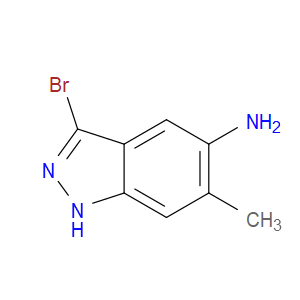 3-BROMO-6-METHYL-1H-INDAZOL-5-AMINE - Click Image to Close