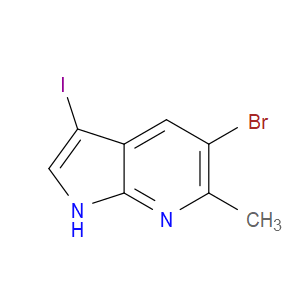 5-BROMO-3-IODO-6-METHYL-1H-PYRROLO[2,3-B]PYRIDINE