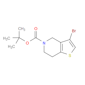 TERT-BUTYL 3-BROMO-6,7-DIHYDROTHIENO[3,2-C]PYRIDINE-5(4H)-CARBOXYLATE