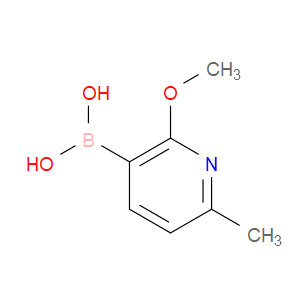 2-METHOXY-6-METHYLPYRIDINE-3-BORONIC ACID - Click Image to Close