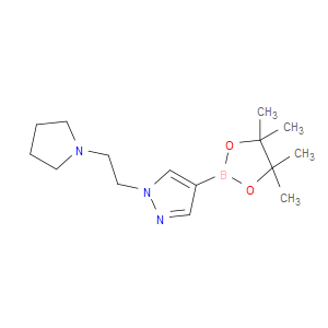 1-(2-(PYRROLIDIN-1-YL)ETHYL)-4-(4,4,5,5-TETRAMETHYL-1,3,2-DIOXABOROLAN-2-YL)-1H-PYRAZOLE