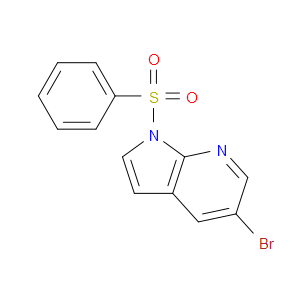 1-BENZENESULFONYL-5-BROMO-1H-PYRROLO[2,3-B]PYRIDINE - Click Image to Close
