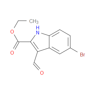 ETHYL 5-BROMO-3-FORMYL-1H-INDOLE-2-CARBOXYLATE