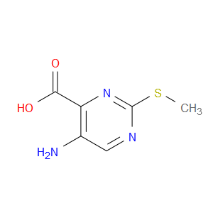 5-AMINO-2-(METHYLTHIO)PYRIMIDINE-4-CARBOXYLIC ACID - Click Image to Close