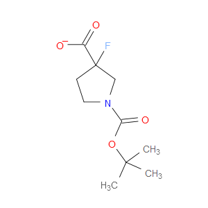 1-(TERT-BUTOXYCARBONYL)-3-FLUOROPYRROLIDINE-3-CARBOXYLIC ACID - Click Image to Close