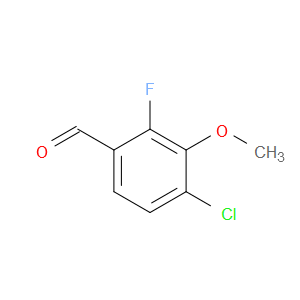 4-CHLORO-2-FLUORO-3-METHOXYBENZALDEHYDE
