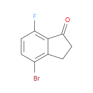 4-BROMO-7-FLUORO-2,3-DIHYDRO-1H-INDEN-1-ONE - Click Image to Close
