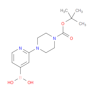 (2-(4-(TERT-BUTOXYCARBONYL)PIPERAZIN-1-YL)PYRIDIN-4-YL)BORONIC ACID - Click Image to Close