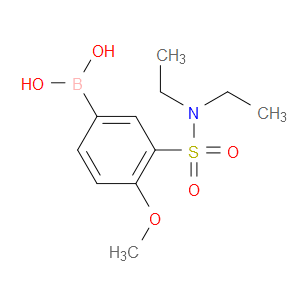 (3-(N,N-DIETHYLSULFAMOYL)-4-METHOXYPHENYL)BORONIC ACID - Click Image to Close