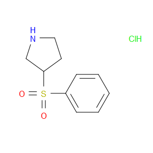 3-(PHENYLSULFONYL)PYRROLIDINE HYDROCHLORIDE - Click Image to Close