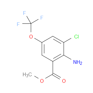 METHYL 2-AMINO-3-CHLORO-5-(TRIFLUOROMETHOXY)BENZOATE