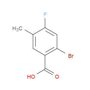2-BROMO-4-FLUORO-5-METHYLBENZOIC ACID - Click Image to Close