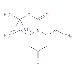 (2R,6S)-REL-TERT-BUTYL 2,6-DIETHYL-4-OXOPIPERIDINE-1-CARBOXYLATE