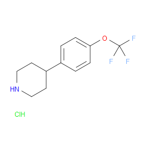 4-(4-(TRIFLUOROMETHOXY)PHENYL)PIPERIDINE HYDROCHLORIDE - Click Image to Close