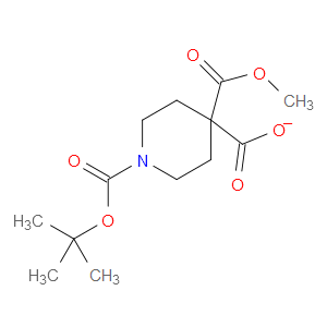 1-[(TERT-BUTOXY)CARBONYL]-4-(METHOXYCARBONYL)PIPERIDINE-4-CARBOXYLIC ACID