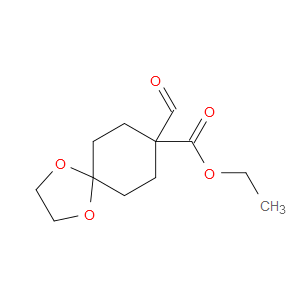 ETHYL 8-FORMYL-1,4-DIOXASPIRO[4.5]DECANE-8-CARBOXYLATE
