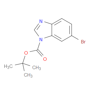 TERT-BUTYL 6-BROMO-1H-BENZO[D]IMIDAZOLE-1-CARBOXYLATE