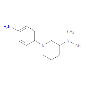 1-(4-AMINOPHENYL)-N,N-DIMETHYLPIPERIDIN-3-AMINE - Click Image to Close