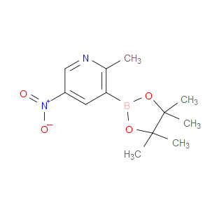 2-METHYL-5-NITRO-3-(4,4,5,5-TETRAMETHYL-1,3,2-DIOXABOROLAN-2-YL)PYRIDINE