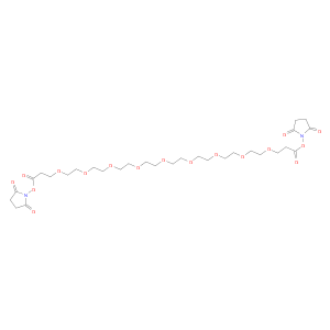 BIS(2,5-DIOXOPYRROLIDIN-1-YL) 4,7,10,13,16,19,22,25,28-NONAOXAHENTRIACONTANE-1,31-DIOATE