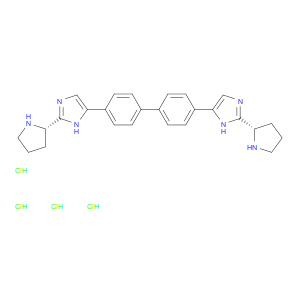 4,4'-BIS(2-((S)-PYRROLIDIN-2-YL)-1H-IMIDAZOL-5-YL)-1,1'-BIPHENYL TETRAHYDROCHLORIDE - Click Image to Close