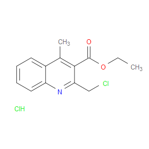 ETHYL 2-(CHLOROMETHYL)-4-METHYLQUINOLINE-3-CARBOXYLATE HYDROCHLORIDE - Click Image to Close
