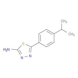 5-(4-ISOPROPYLPHENYL)-1,3,4-THIADIAZOL-2-AMINE