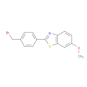 2-(4-(BROMOMETHYL)PHENYL)-6-METHOXYBENZO[D]THIAZOLE