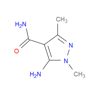 5-AMINO-1,3-DIMETHYL-1H-PYRAZOLE-4-CARBOXAMIDE - Click Image to Close