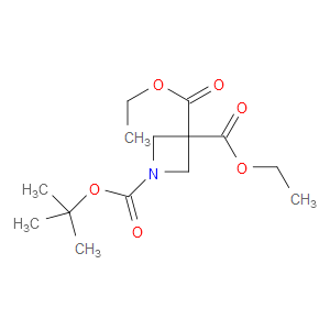 1-TERT-BUTYL 3,3-DIETHYL AZETIDINE-1,3,3-TRICARBOXYLATE - Click Image to Close