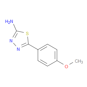 5-(4-METHOXYPHENYL)-1,3,4-THIADIAZOL-2-AMINE - Click Image to Close