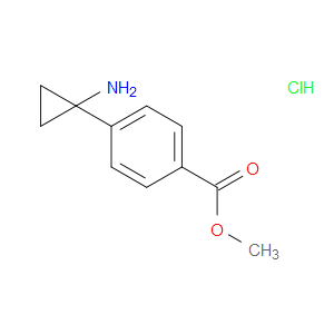 METHYL 4-(1-AMINOCYCLOPROPYL)BENZOATE HYDROCHLORIDE - Click Image to Close
