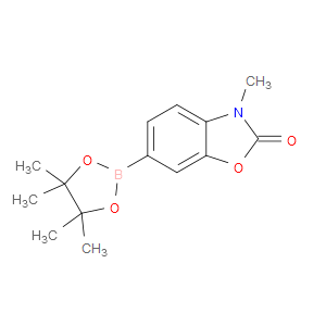 3-METHYL-6-(4,4,5,5-TETRAMETHYL-1,3,2-DIOXABOROLAN-2-YL)BENZO[D]OXAZOL-2(3H)-ONE