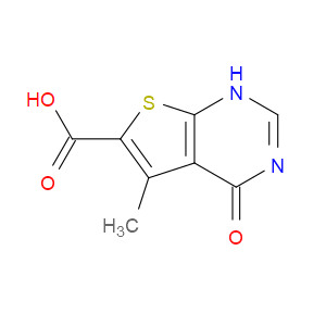 5-METHYL-4-OXO-3,4-DIHYDROTHIENO[2,3-D]PYRIMIDINE-6-CARBOXYLIC ACID - Click Image to Close