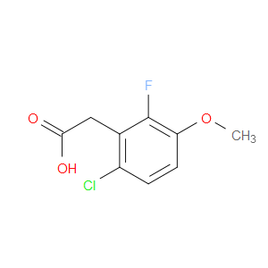 6-CHLORO-2-FLUORO-3-METHOXYPHENYLACETIC ACID